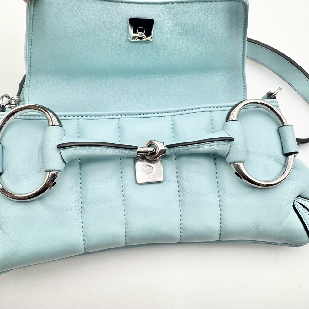 NEW Gucci Matelasse Small Maxi Horsebit Chain Shoulder Bag - Picture 8 of 15